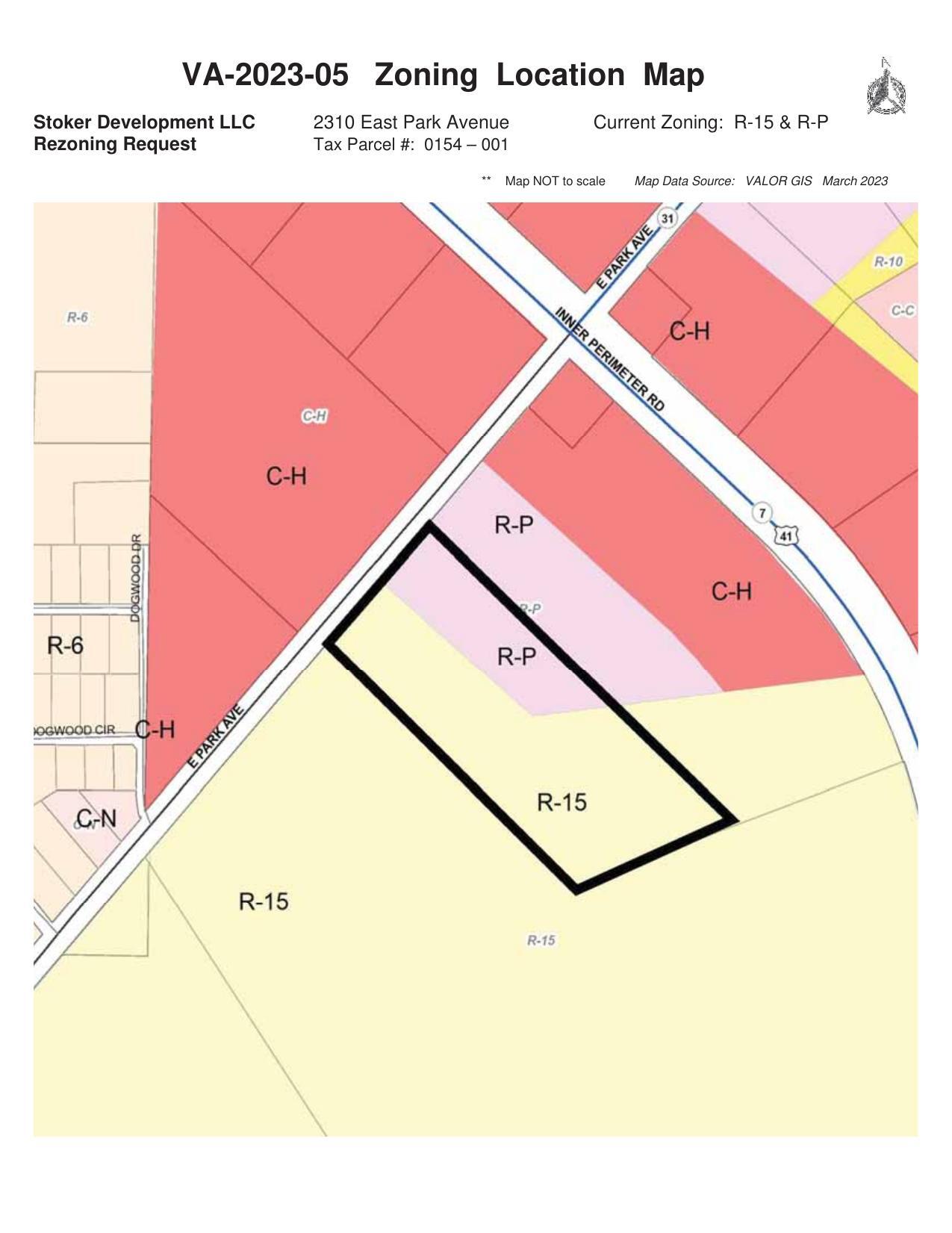 Zoning Location Map