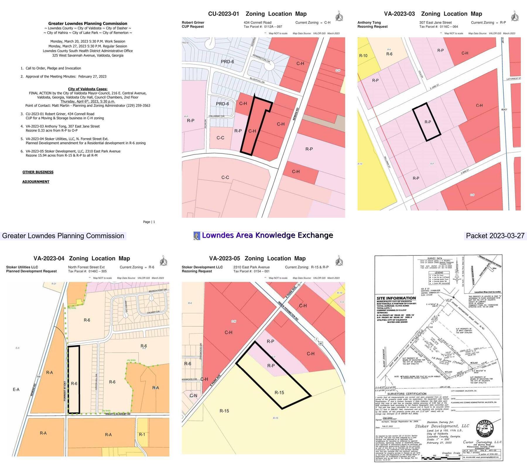 Agenda, cases, GLPC 2023-03-27