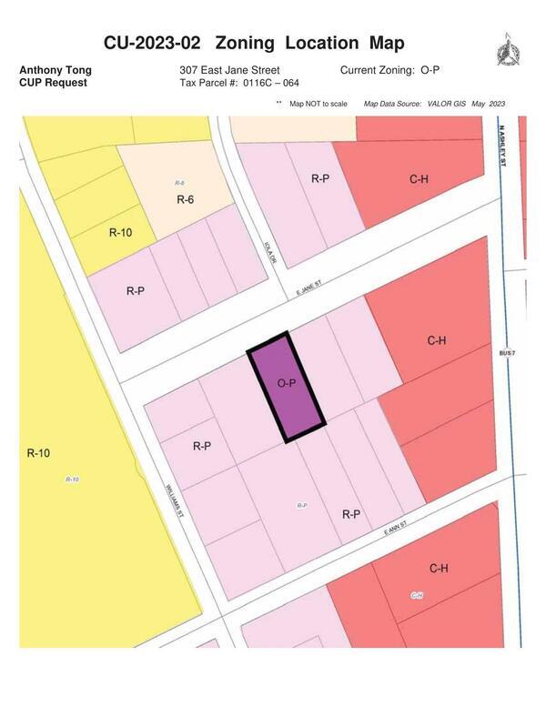 Zoning Location Map