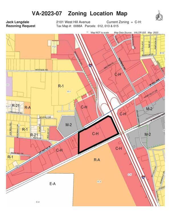 Zoning Location Map