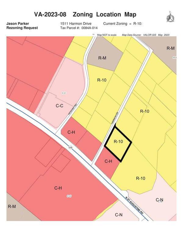 Zoning Location Map