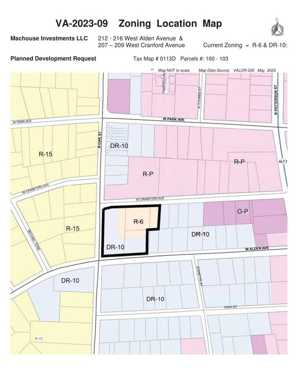 Zoning Location Map