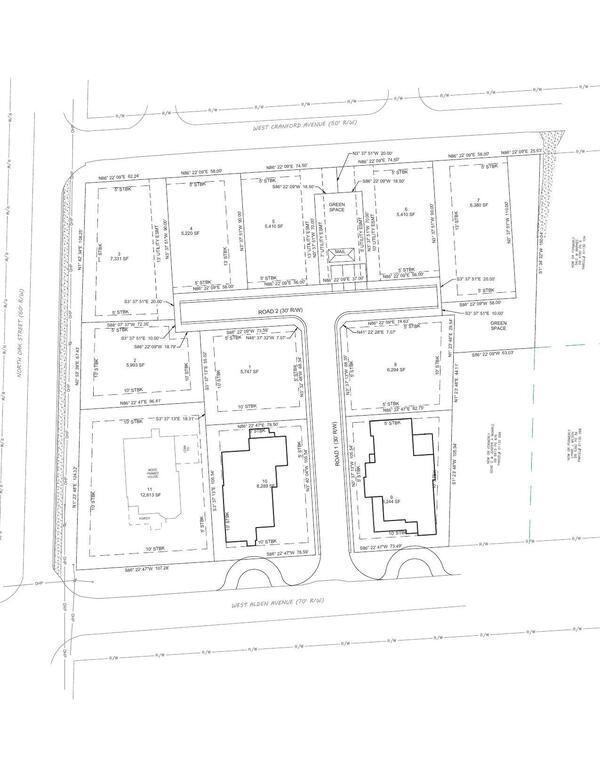 Concept Plan North Oak Street at West Alden Avenue