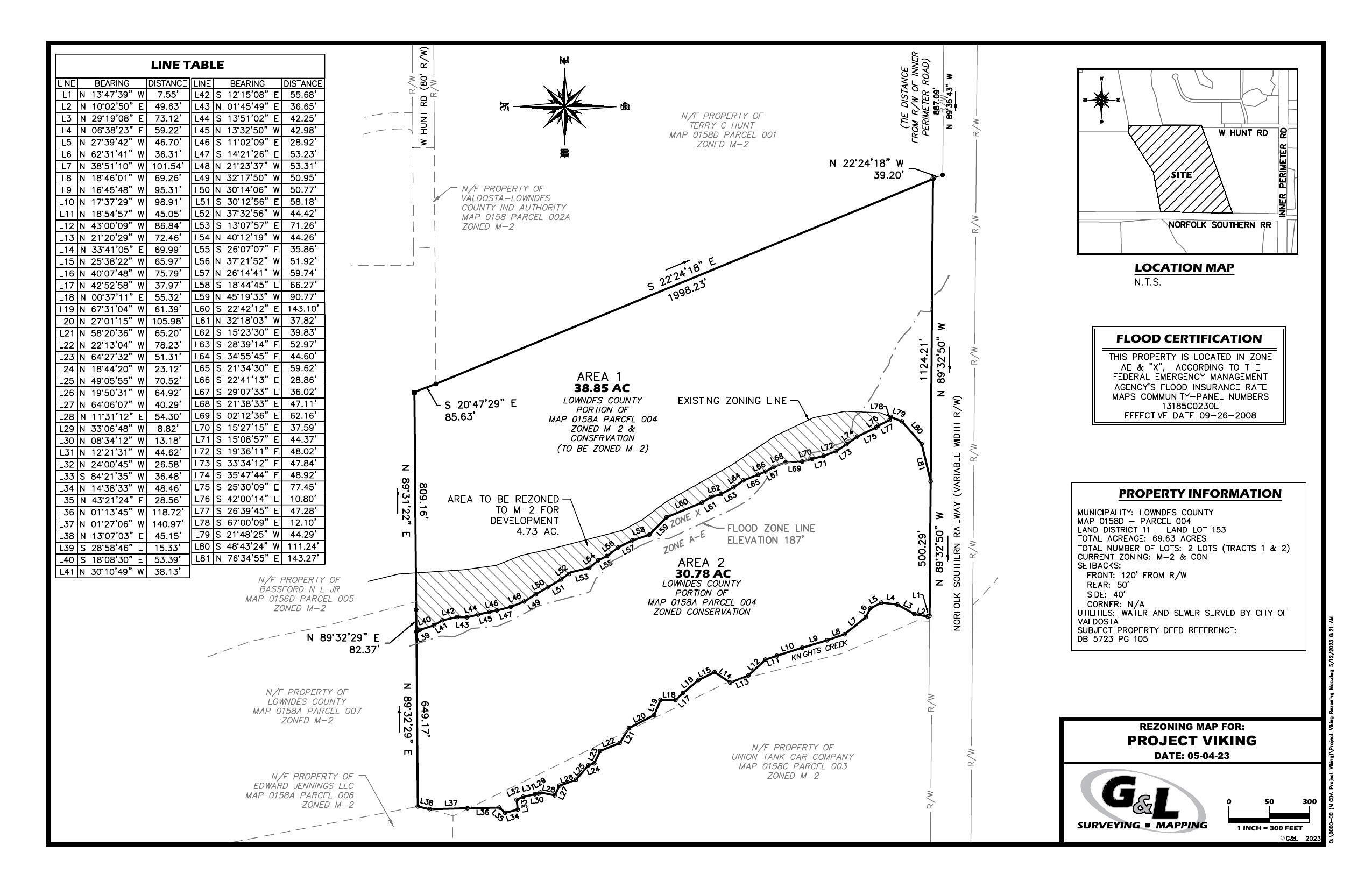 Rezoning Map