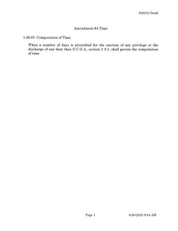 Amendment #4 Time (plain)