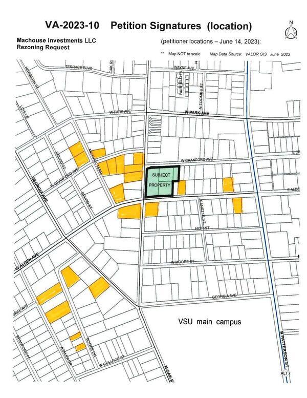 Map: Petition Signatures (location)