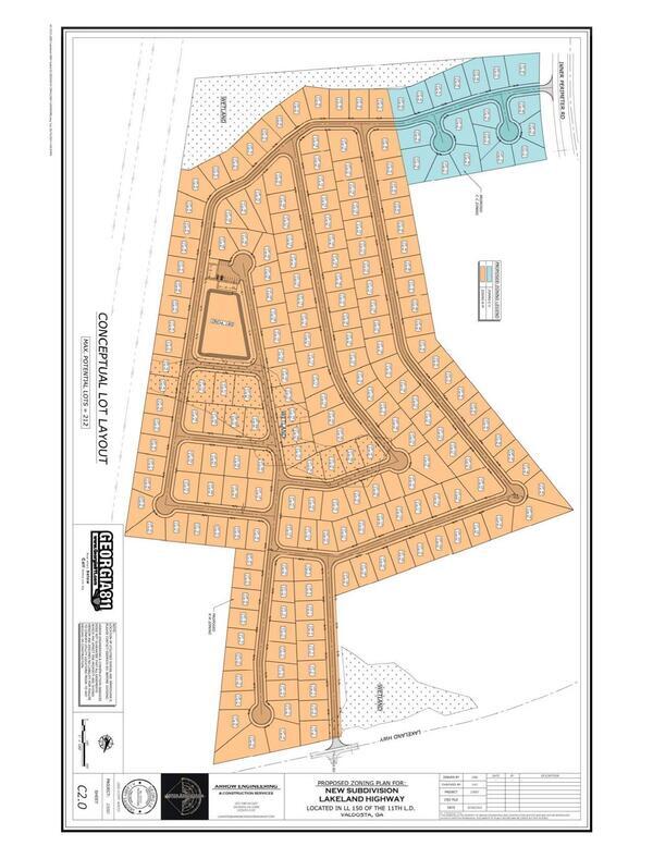 Map: Conceptual Lot Layout