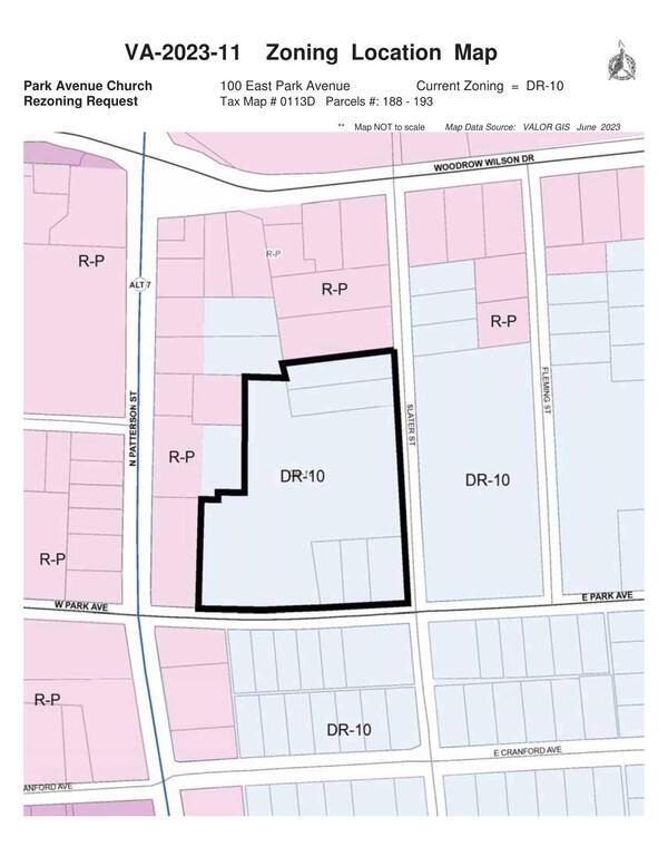 Zoning Location Map