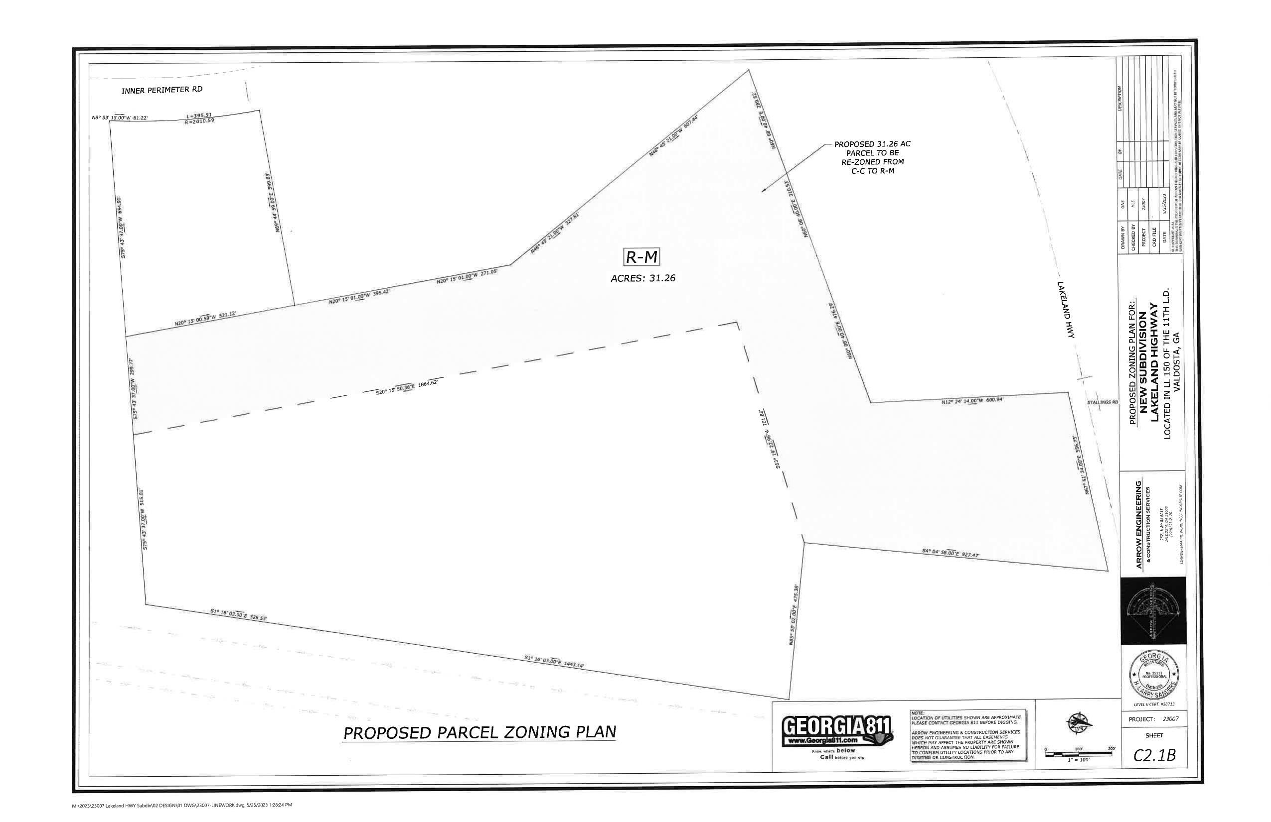 Proposed Parcel Zoning Plan