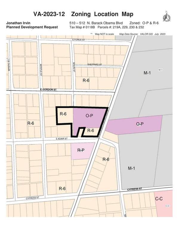 Zoning Location Map