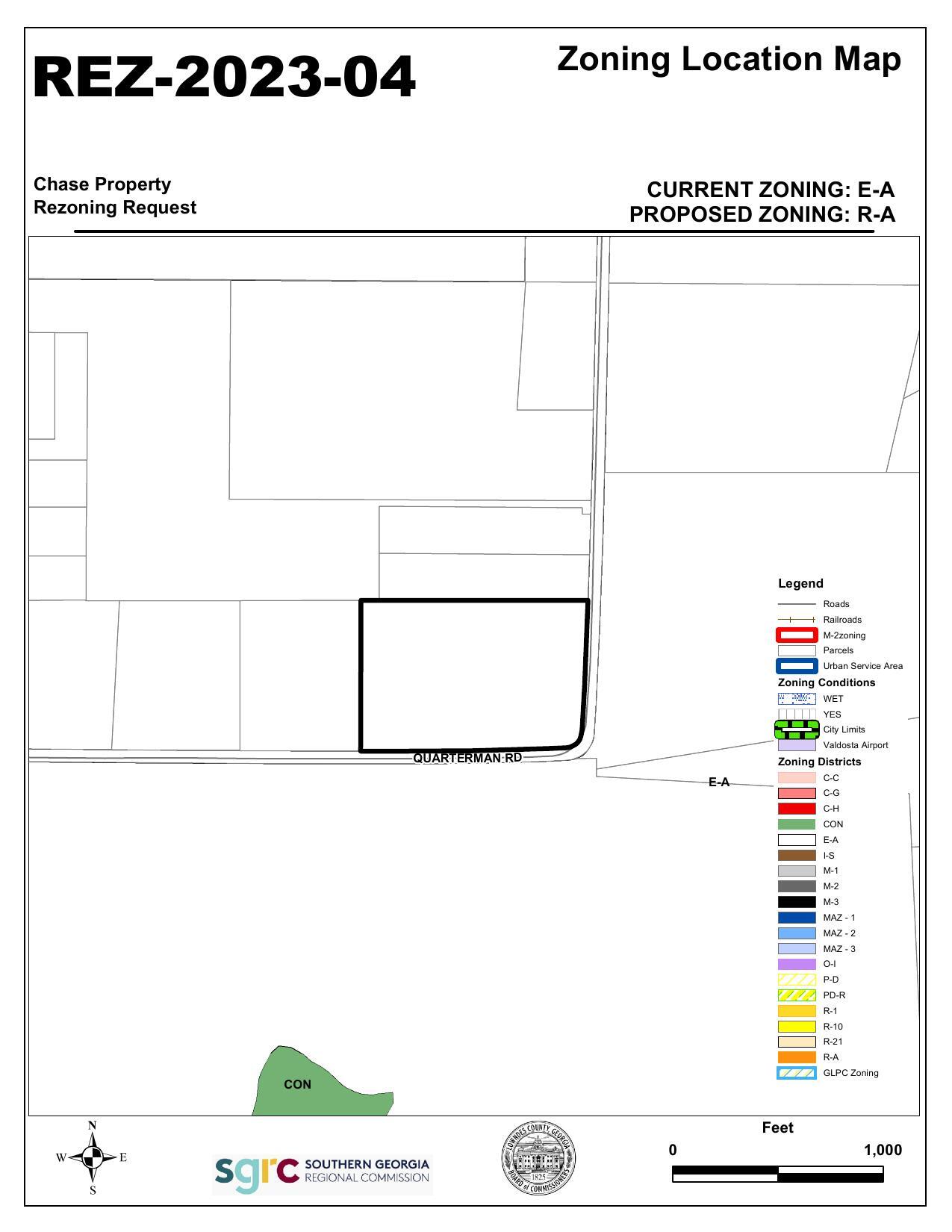 Zoning Location Map