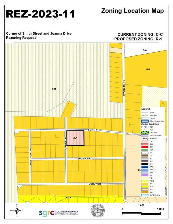 Zoning Location Map