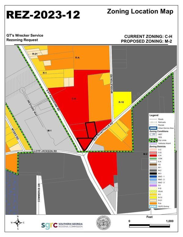 Zoning Location Map