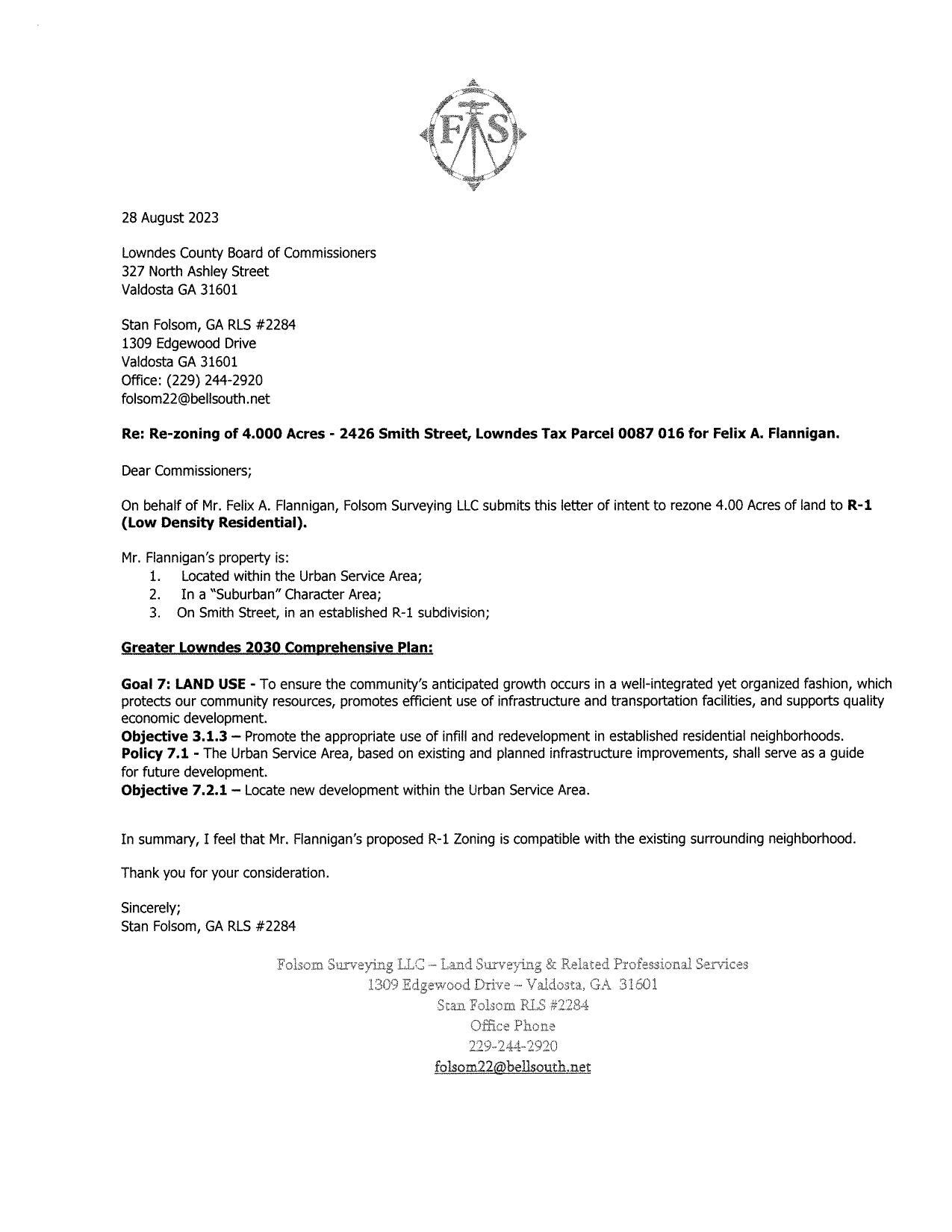 Letter of Intent