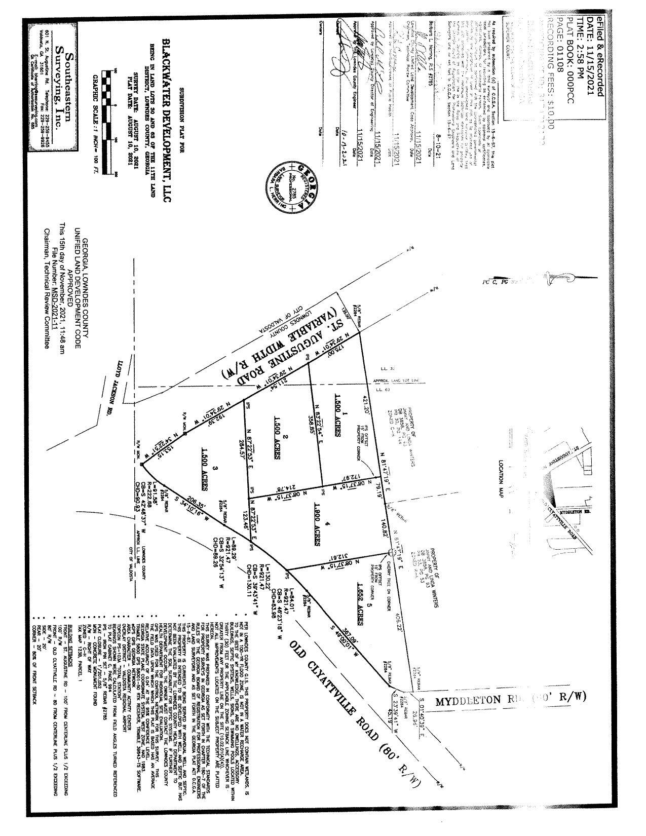 Survey Plat