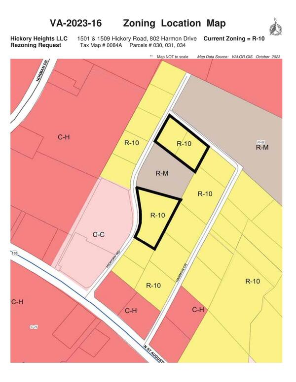 Zoning Location Map