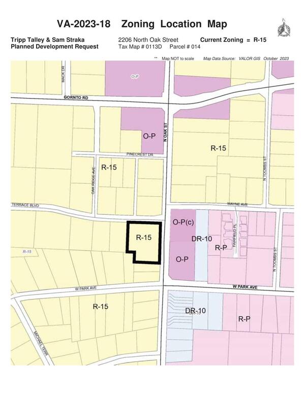 Zoning Location Map