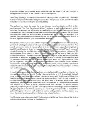 [Staff finds the request inconsistent with the Comprehensive Plan and the Conditional Use Review Criteria, and recommends denial to the City Council.]