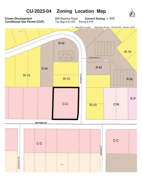 Zoning Location Map