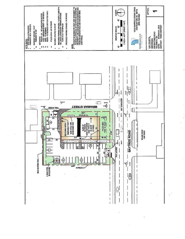 Plan at Baytree Road and Miramar Street