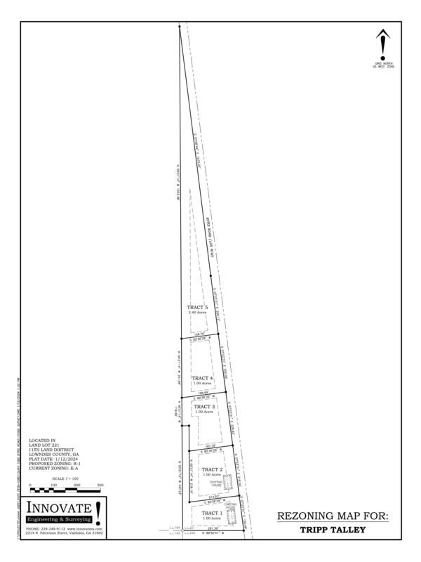 Rezoning Map for Tripp Talley