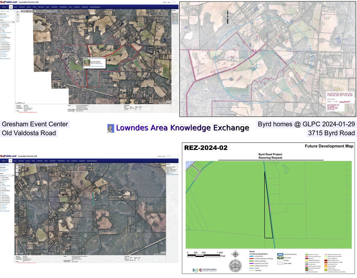 [Packet: Gresham Event Venue on Old Valdosta Road and Byrd Road individual residences @ GLPC 2024-01-29]