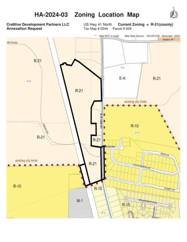 HA-2024-03 Zoning Location Map