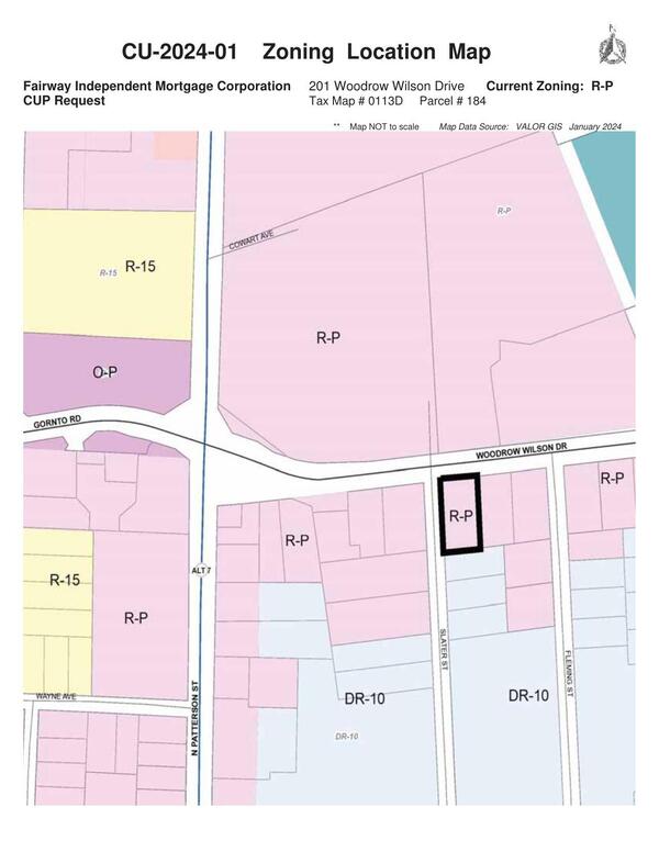 CU-2024-01 Zoning Location Map