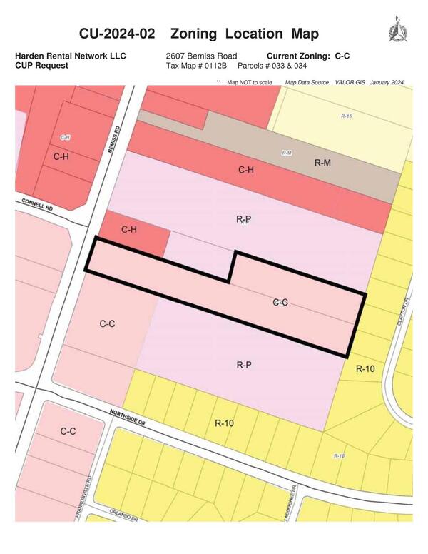 CU-2024-02 Zoning Location Map
