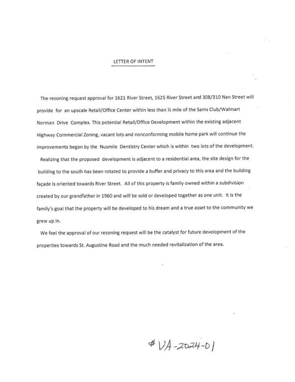 LETTER OF INTENT