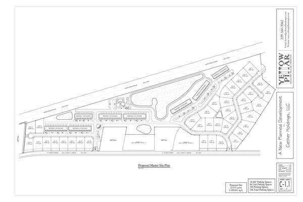 Proposed Master Site Plant: A New Planned Development for Cether Holdings, LLC
