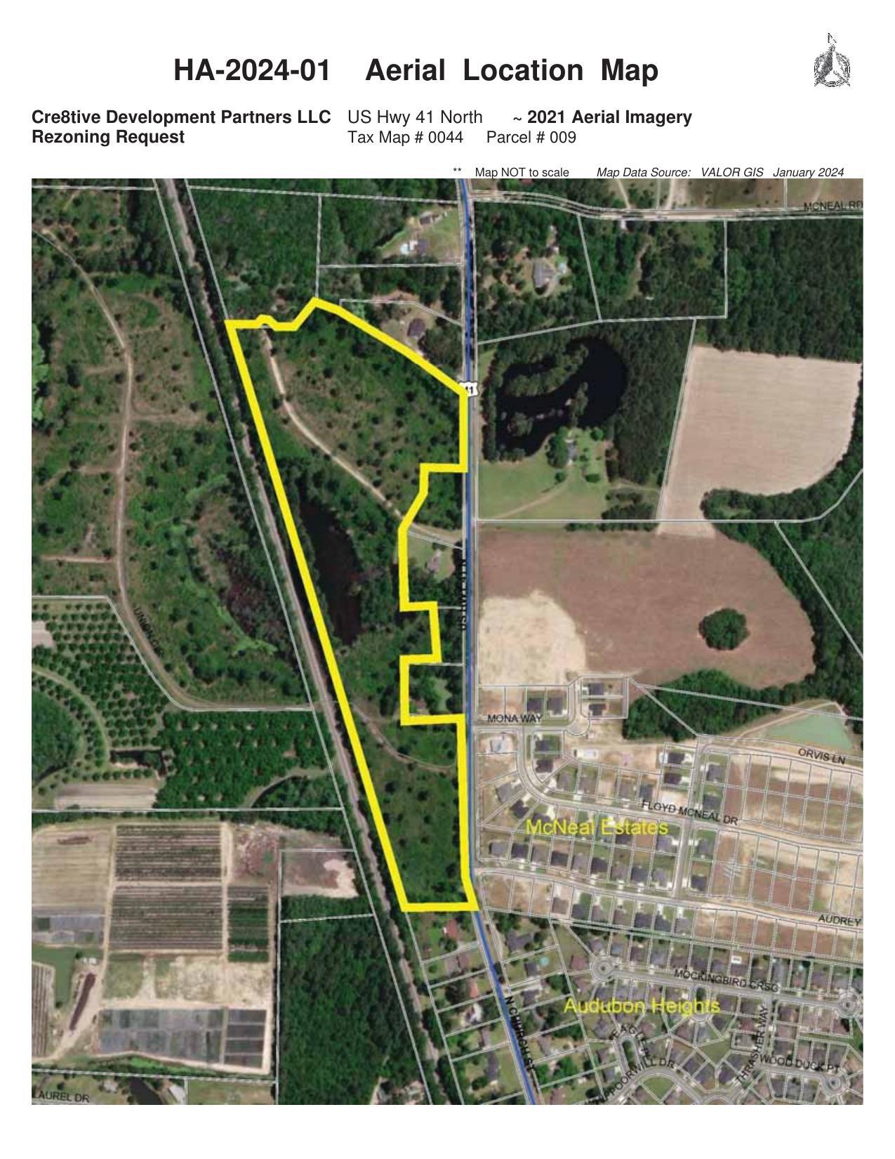 HA-2024-01 Aerial Location Map