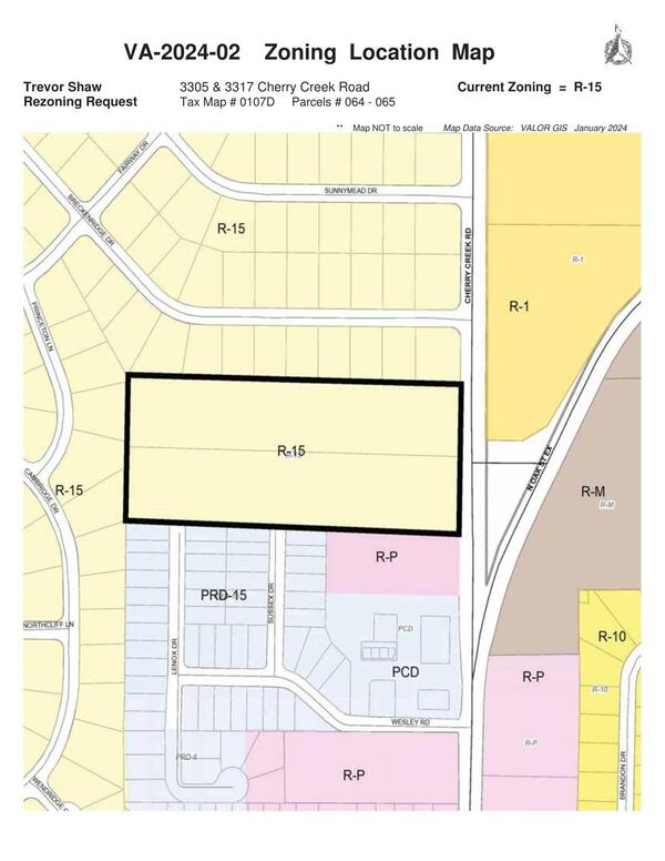 Zoning Location Map