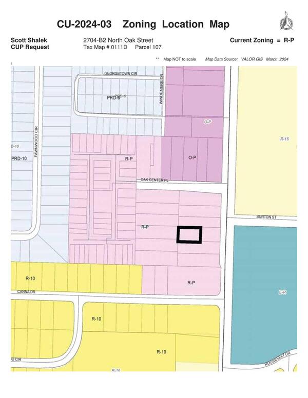 Zoning Location Map