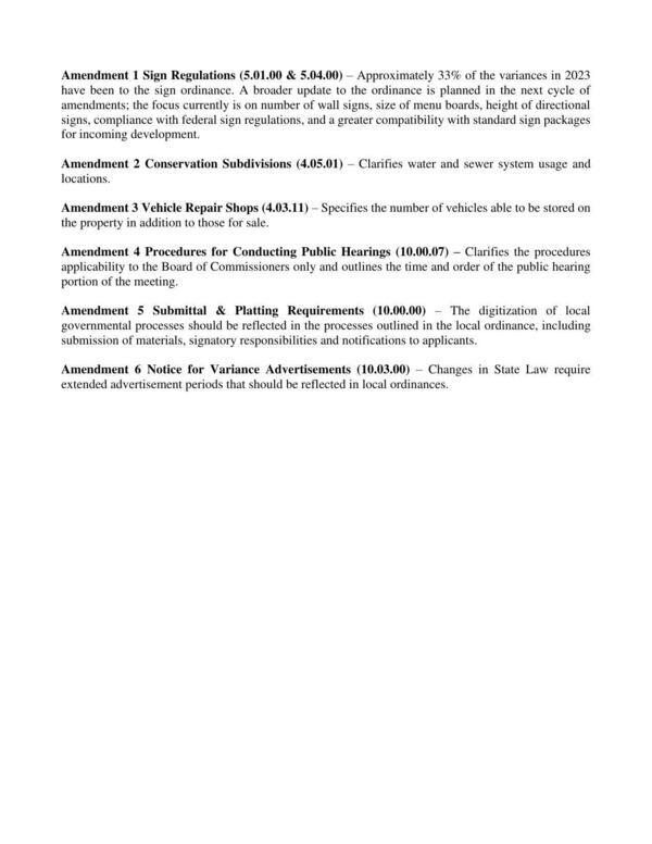List of 6 amendments