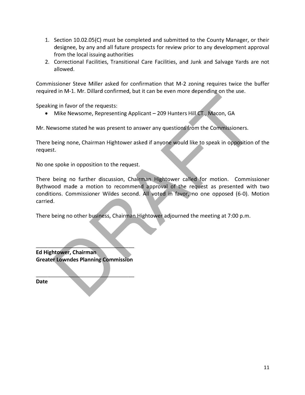 1. Section 10.02.05(C) must be completed and submitted to the County Manager, or their