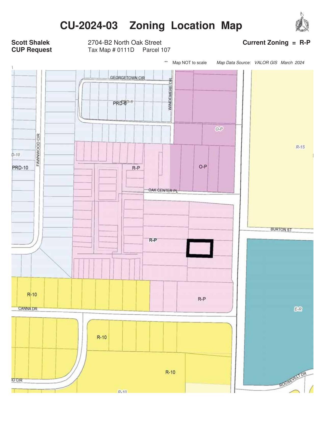 Zoning Location Map