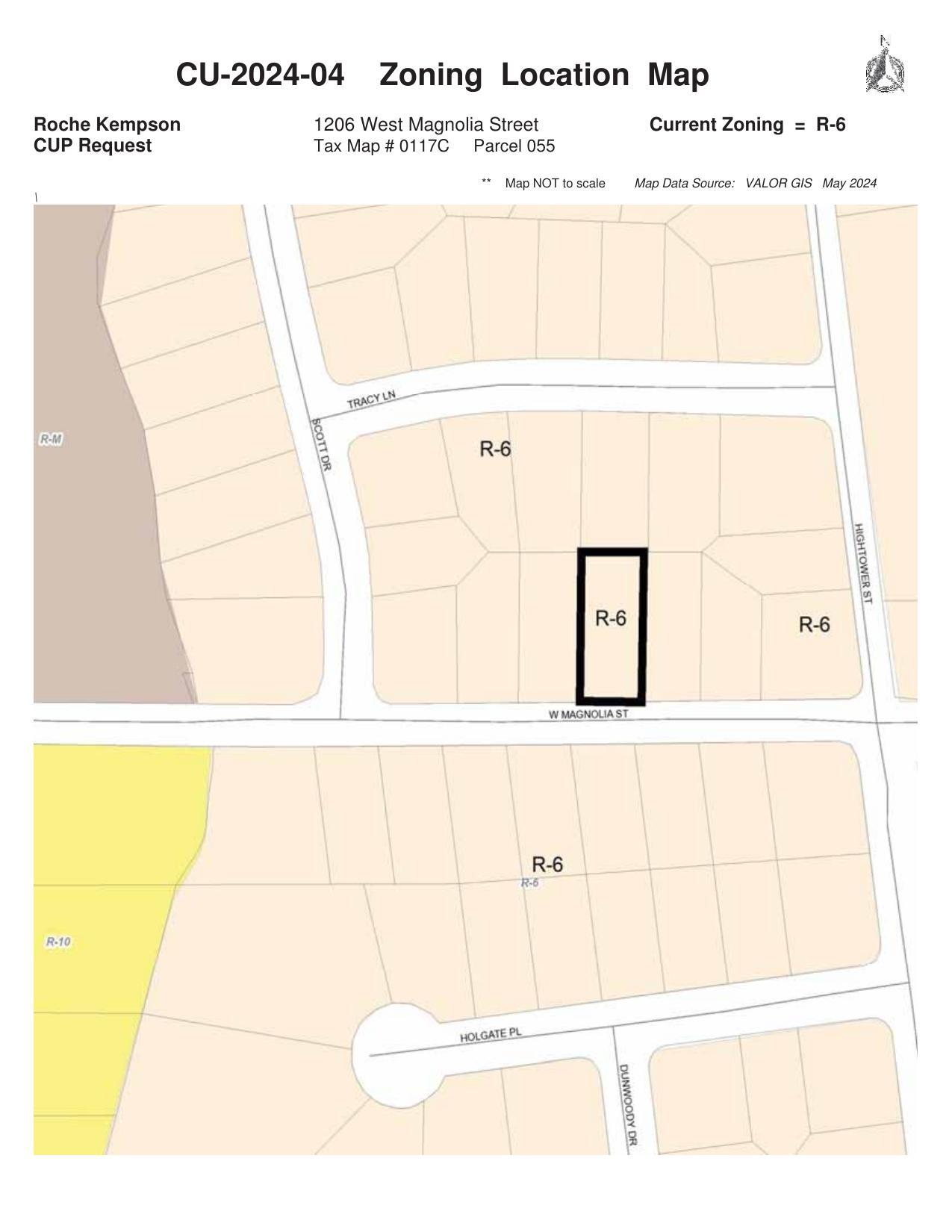 Zoning Location Map