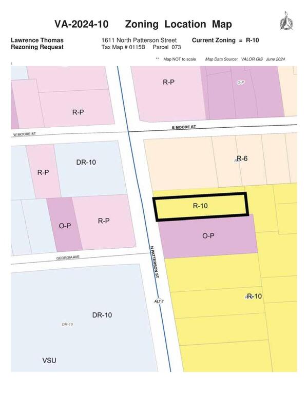 Zoning Location Map