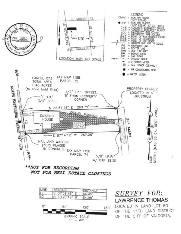Suvey for Lawrence Thomas