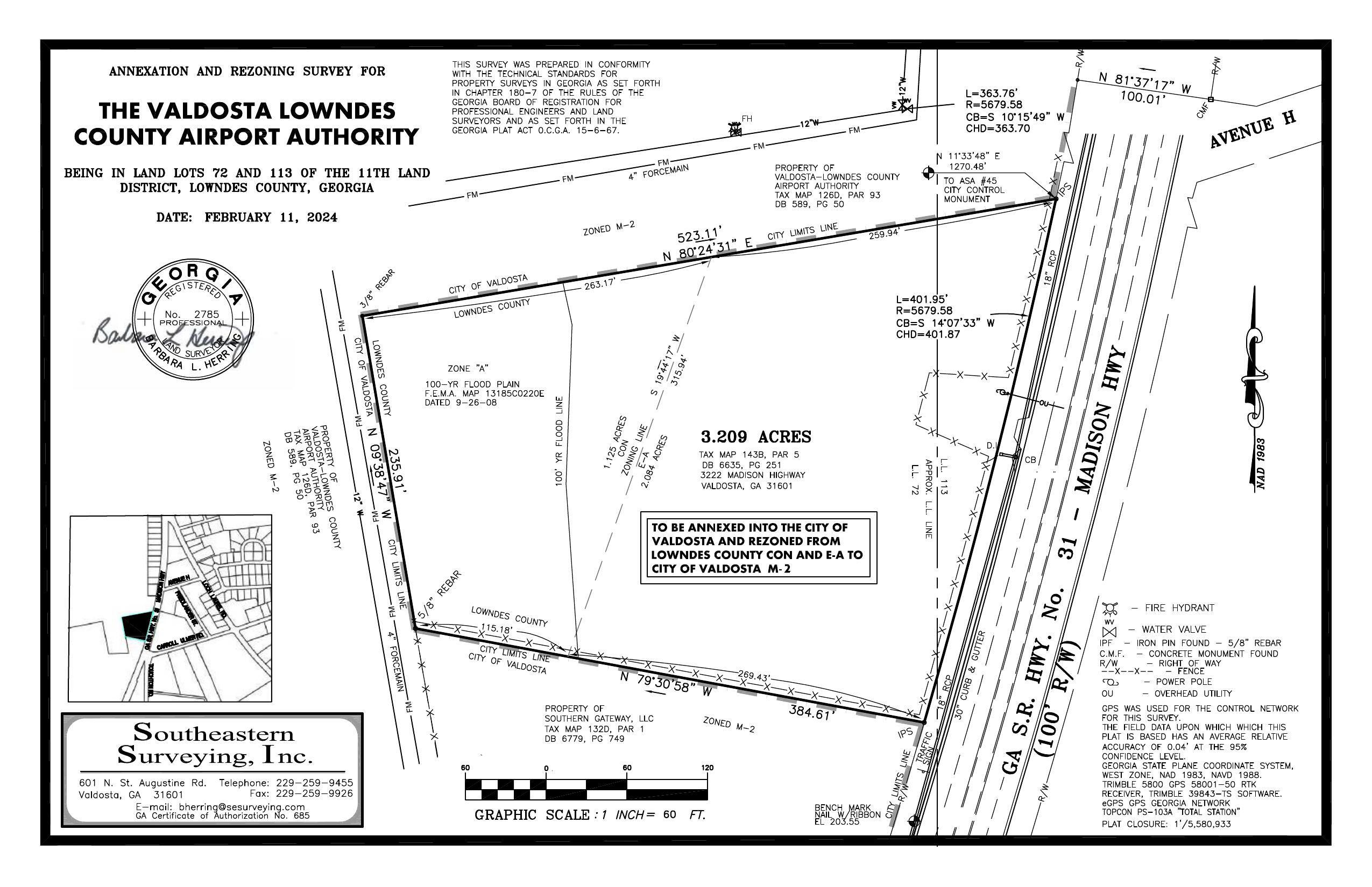 Annexation and Rezoning SURVEY for VLCAA