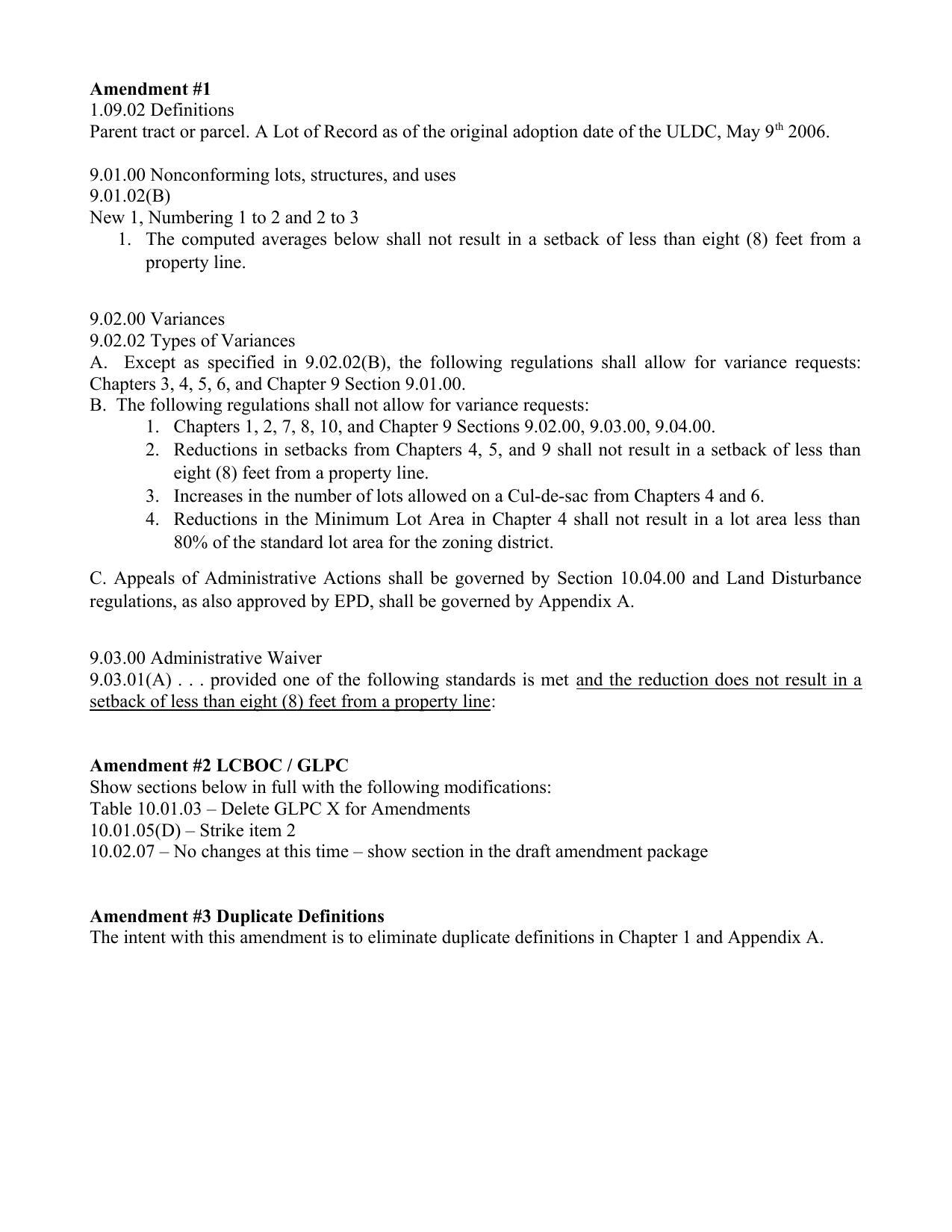 Amendments 1-3.