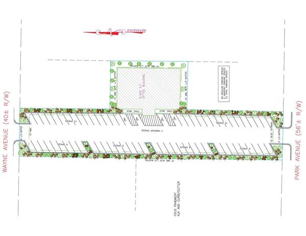 Map with Proposed Building