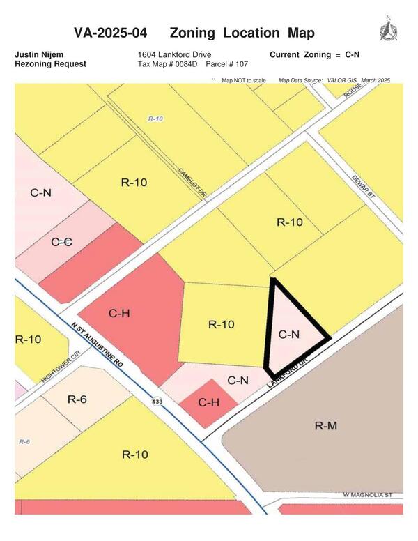 Zoning Location Map