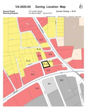 [Zoning Location Map]