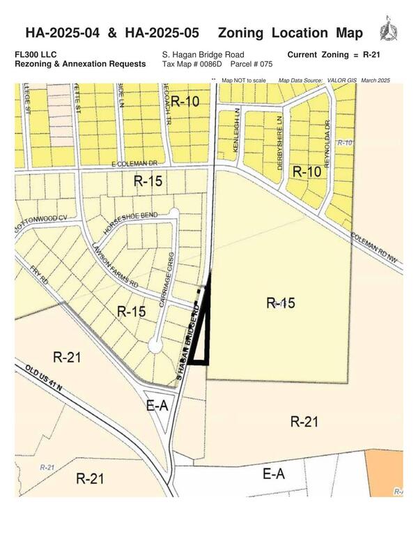 Zoning Location Map