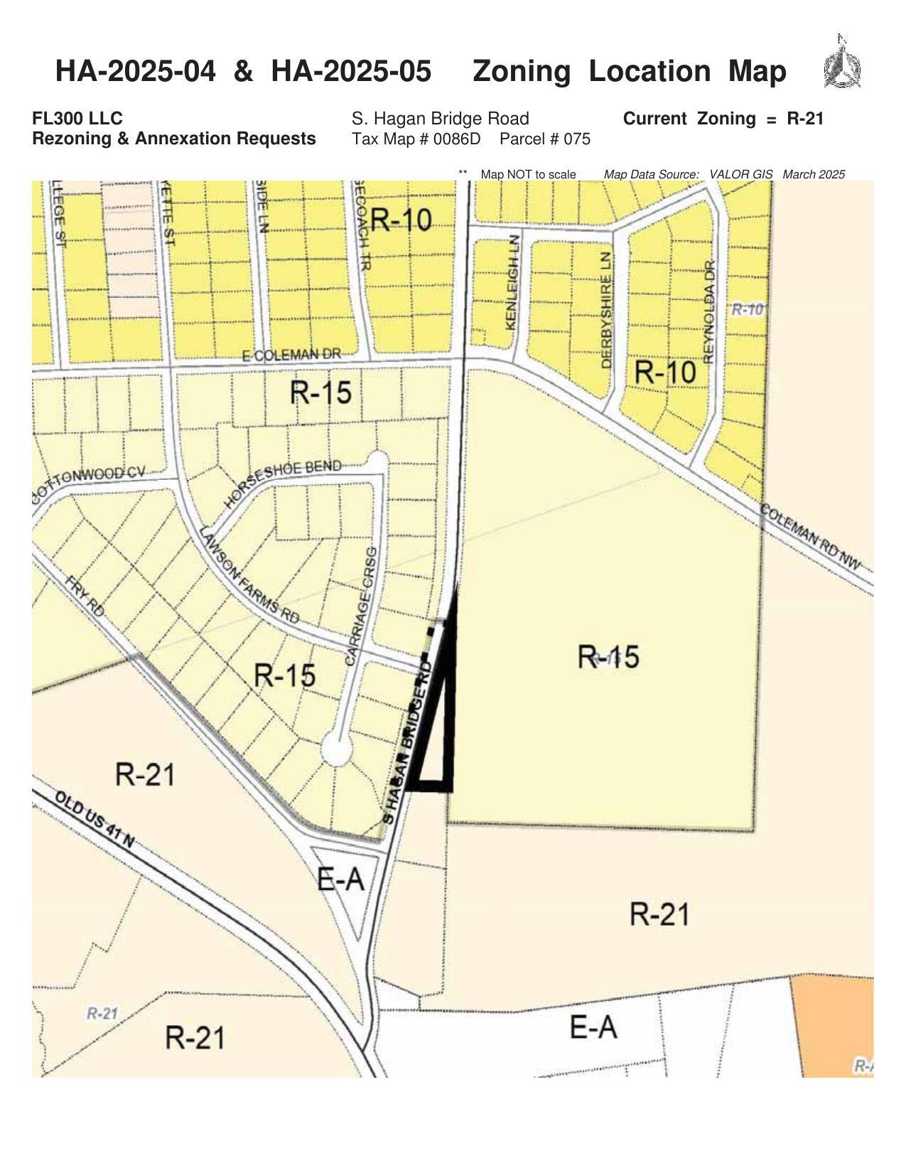 Zoning Location Map