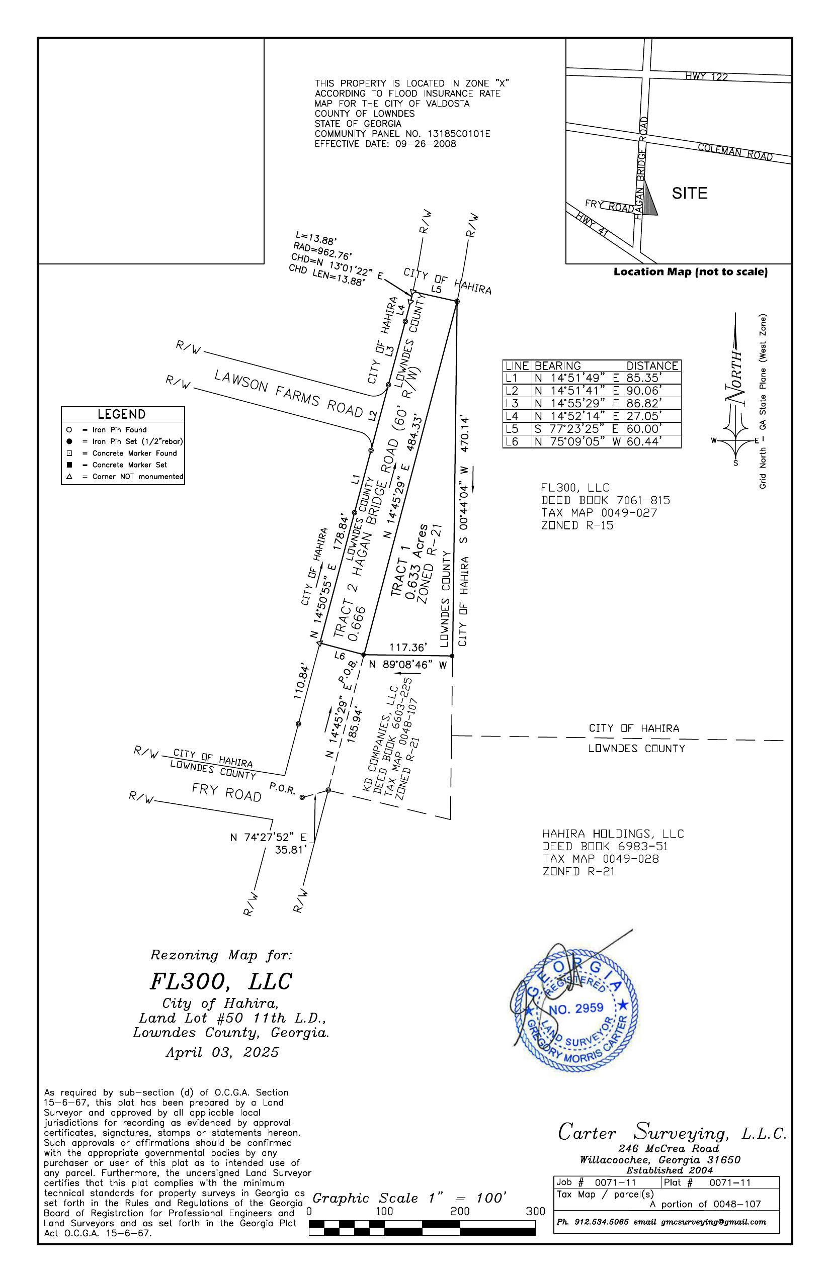 Rezoning Map For: FL300, LLC