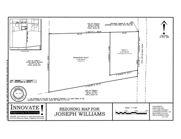 Rezoning Map for: Joseph Williams