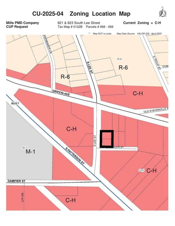 Zoning Location Map